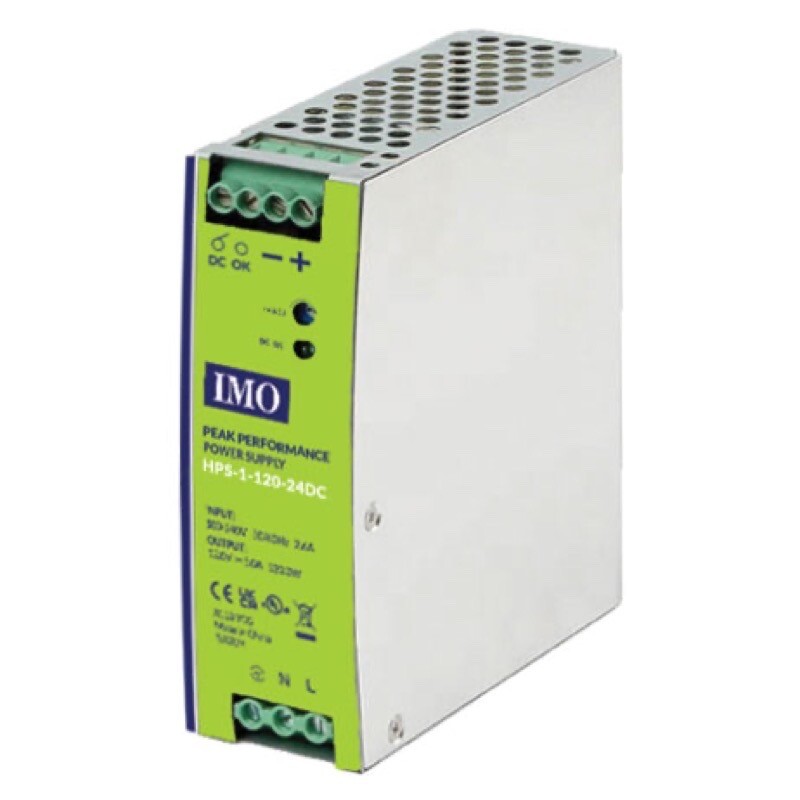 HPS-1-120-12DC IMO HPS Series Power Supply 90-264V AC Input 12VDC 120W 10A High Peak Power