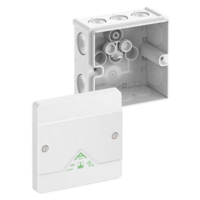 80410001 Spelsberg Abox 040-L/w Polypropylene 102 x 102 x 57mmD White without Terminals IP66