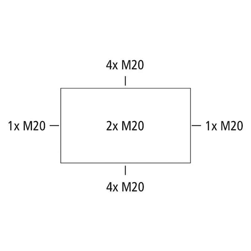 80240201 Spelsberg Abox 025/2-L Polypropylene 152 x 87 x 52mm Grey without Terminals IP66