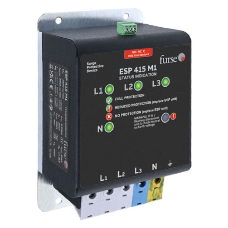 7TCA085460R0112 ESP415M1 Three Phase Enhanced Type 1+2+3 Surge Protection Device Surface Mountable