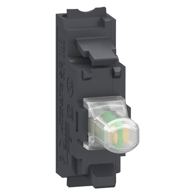 ZBVB15 Schneider Harmony XB4/XB5 Light Block for Head 22mm Universal LED 24V AC/DC Compact Push-in Terminals