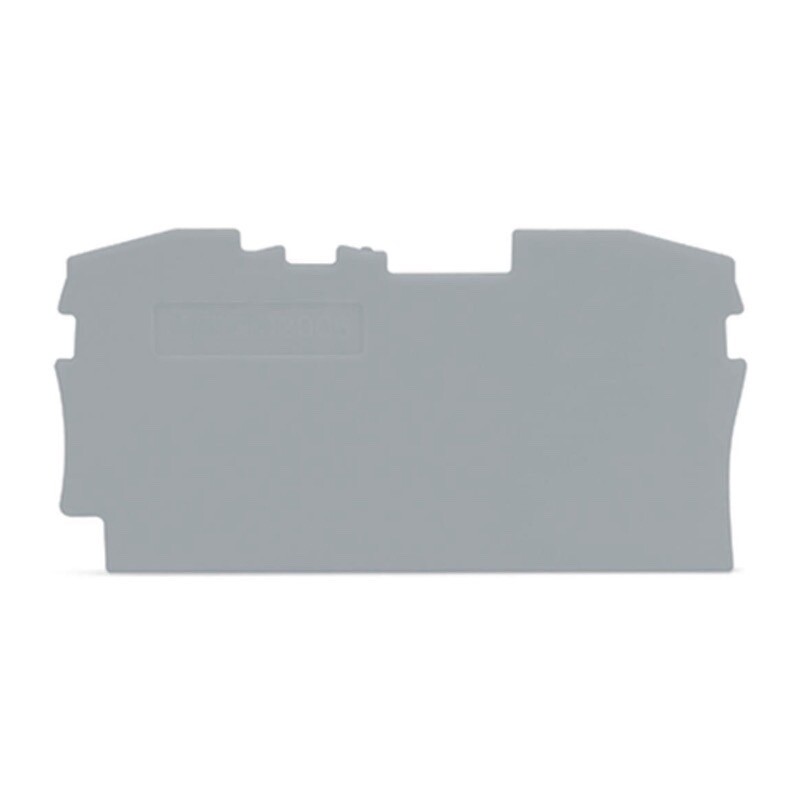 2006-1291 WAGO TOPJOB S Intermediate and End Plate 1mm Grey
