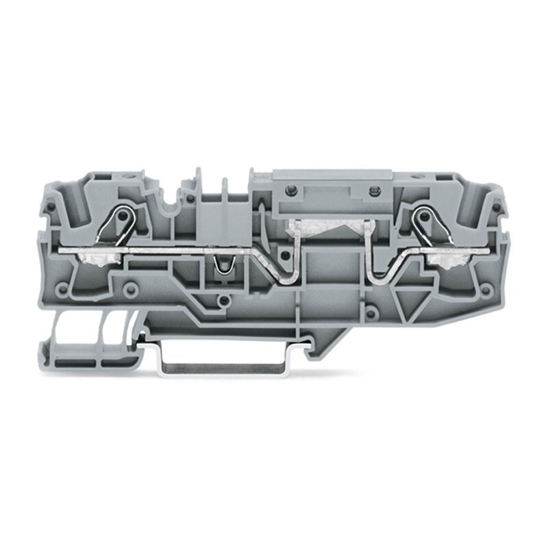 2006-1601 WAGO TOPJOB S 2-conductor Through Terminal Block 6mm2 with Test Option Same Profile as 2-conductor