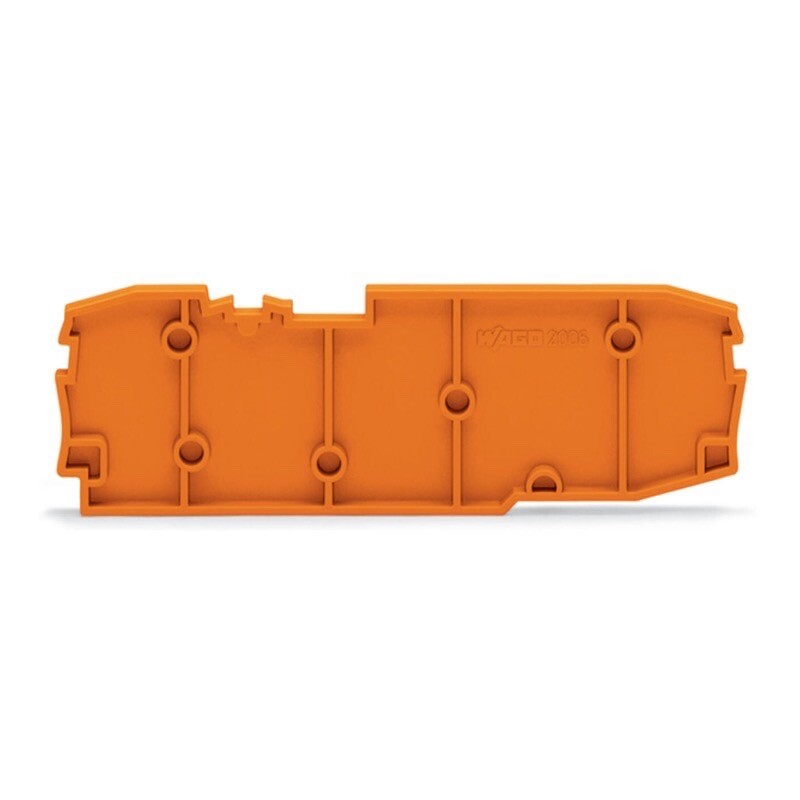 2006-1696 WAGO TOPJOB S Intermediate Plate 2.9mm Wide Orange