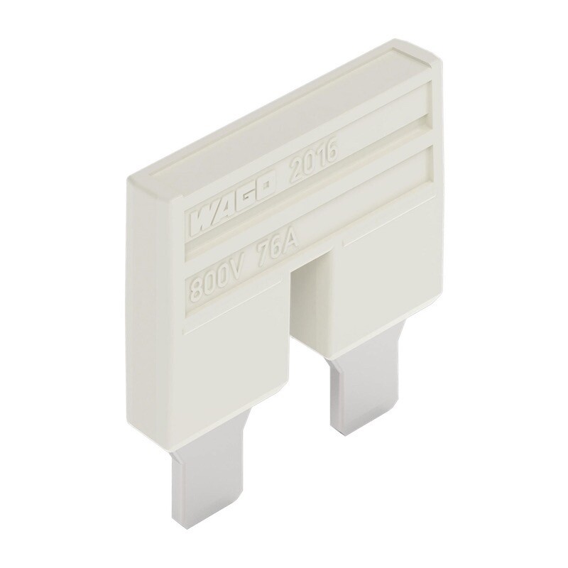 2016-402 WAGO TOPJOB S Jumper 2-way Insulated Light Grey