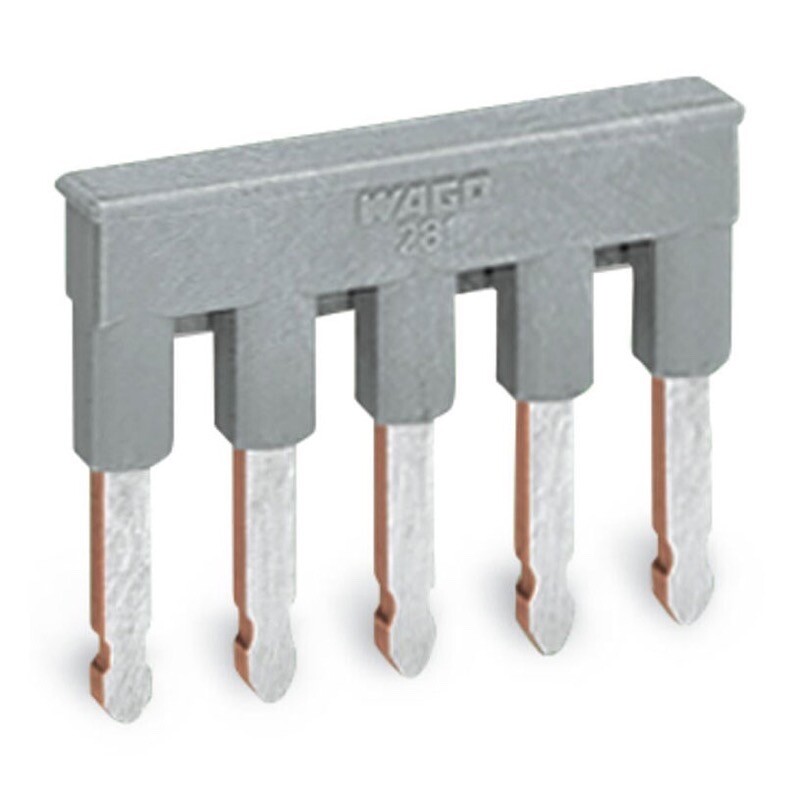 280-485 WAGO Jumper 5-way Insulated Grey