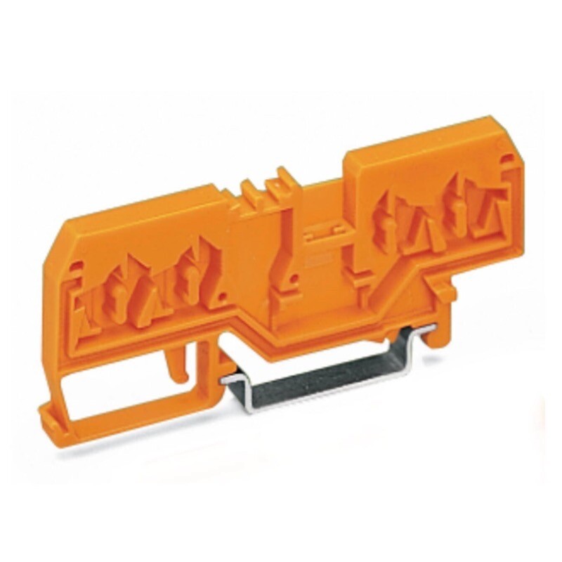 280-835/056-000 WAGO Spacer of Same Profile Suitable for 4-conductor Terminal Blocks of Horizontal Type Orange