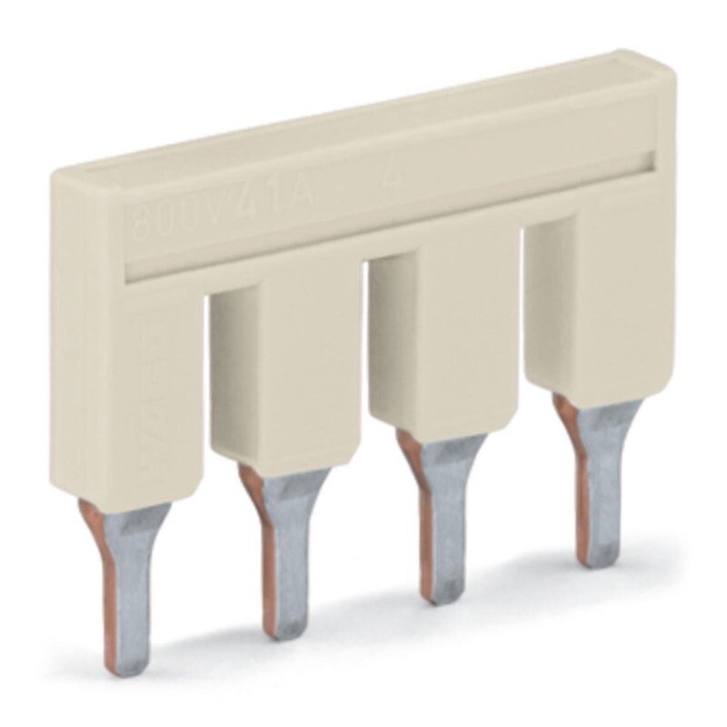 2006-404 WAGO TOPJOB S Jumper 4-way Insulated Light Grey