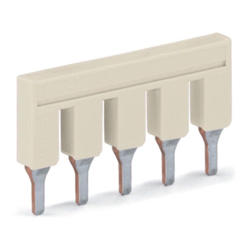 2006-405 WAGO TOPJOB S Jumper 5-way Insulated Light Grey