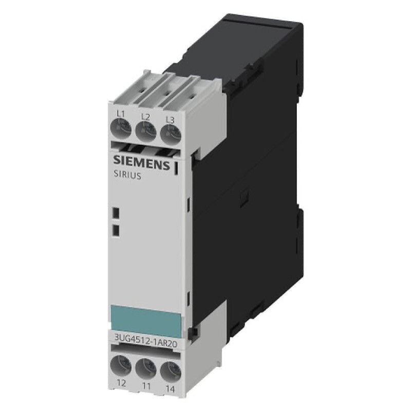 3UG4512-1AR20 Siemens Analog Monitoring Relay Phase Failure and Sequence Monitoring 3 x 160-690V 50-60Hz AC