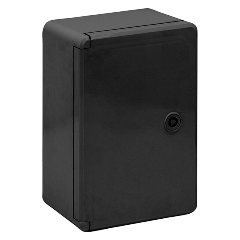 「5 COMPLETE BOX」 WISKA WDB 1 ABS 300H x 200W x 130mmD Distribution Enclosure Black IP65