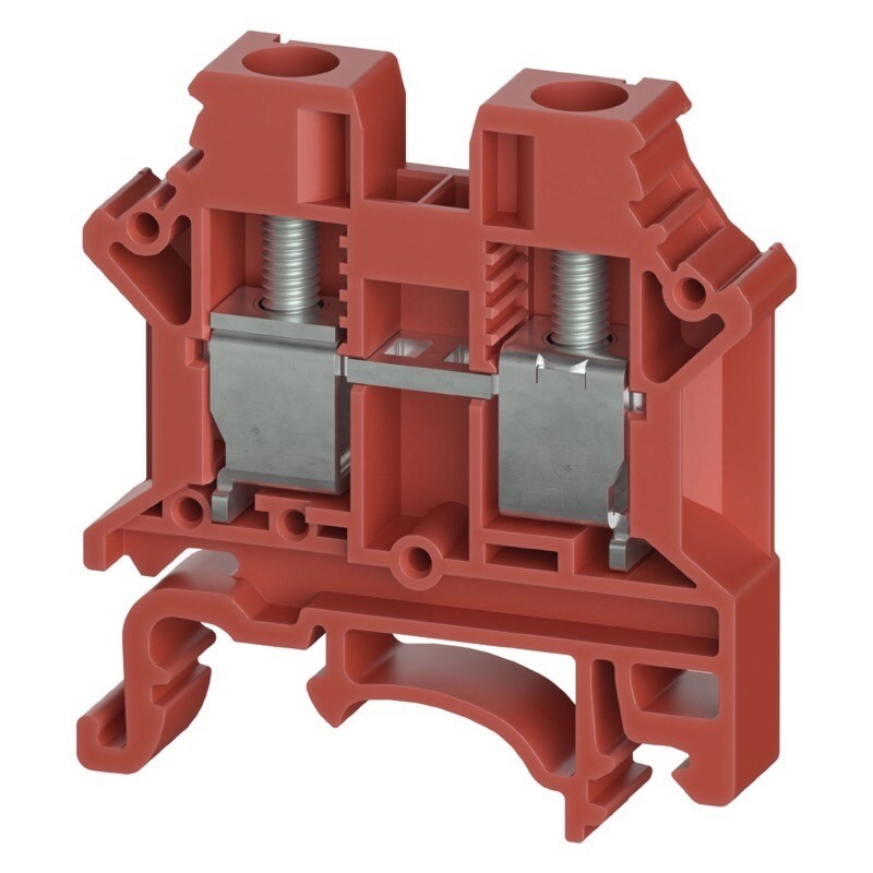 5D.S06.0055.5 Wieland selos WTN 6 RT Feed-through Terminal Red