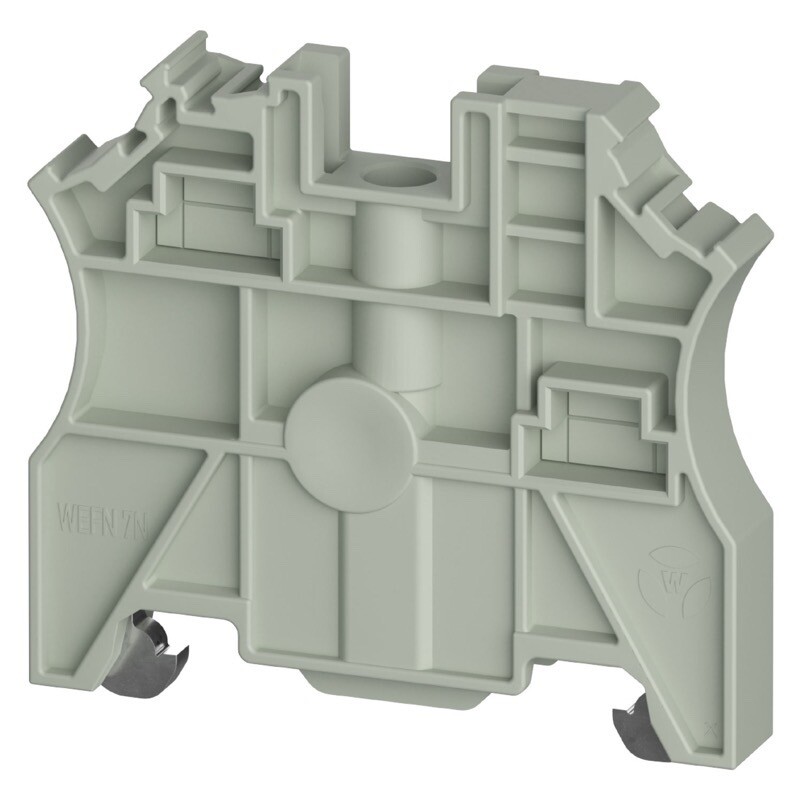 0D.200.0255.0 Wieland selos WEFN 7N End Bracket 8mm Wide Grey