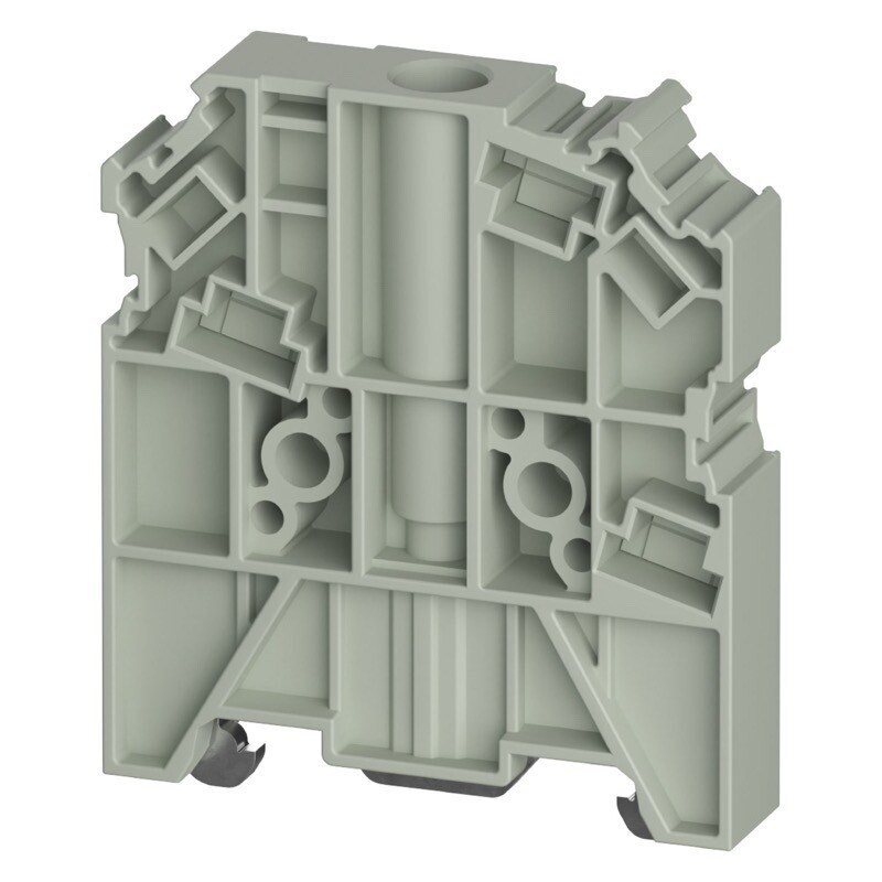 0D.200.0555.0 Wieland selos WEFN 6N End Bracket 12.25mm Wide Grey