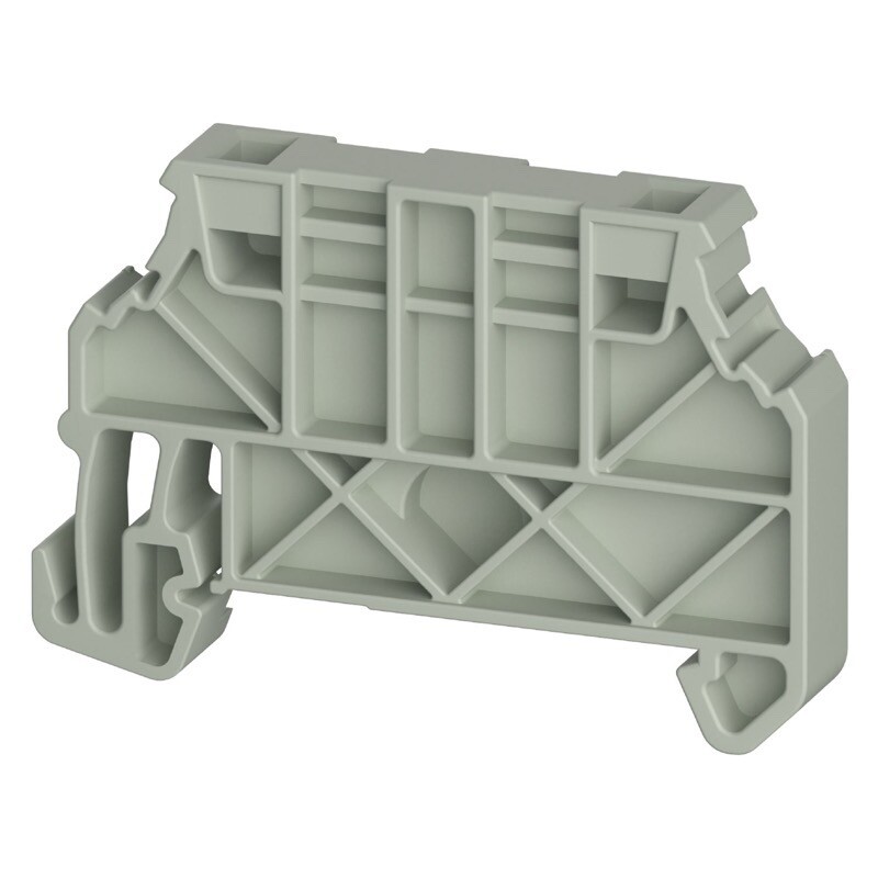 0D.200.0655.0 Wieland selos WEFN 5N End Bracket 8mm Wide Grey