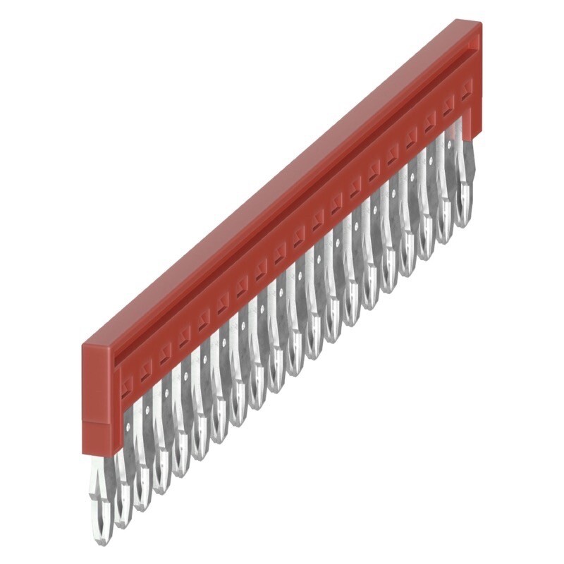 0D.S03.5027.5 Wieland selos IVB WTN 2,5-20 Jumper Bar Red