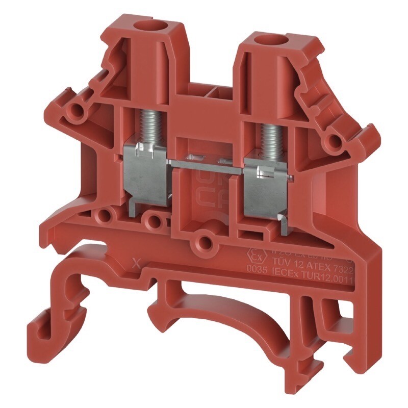 5D.S03.0055.5 Wieland selos WTN 2.5 RT Feed-through Terminal Red