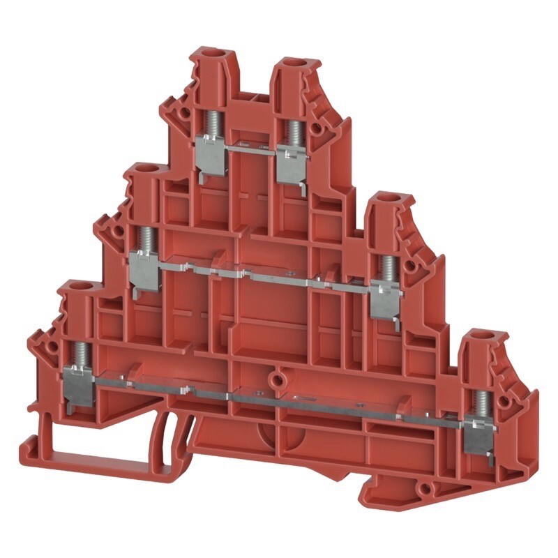 5D.S03.7155.5 Wieland selos WTN 2.5 E3 RT Multi-tier Terminal Red