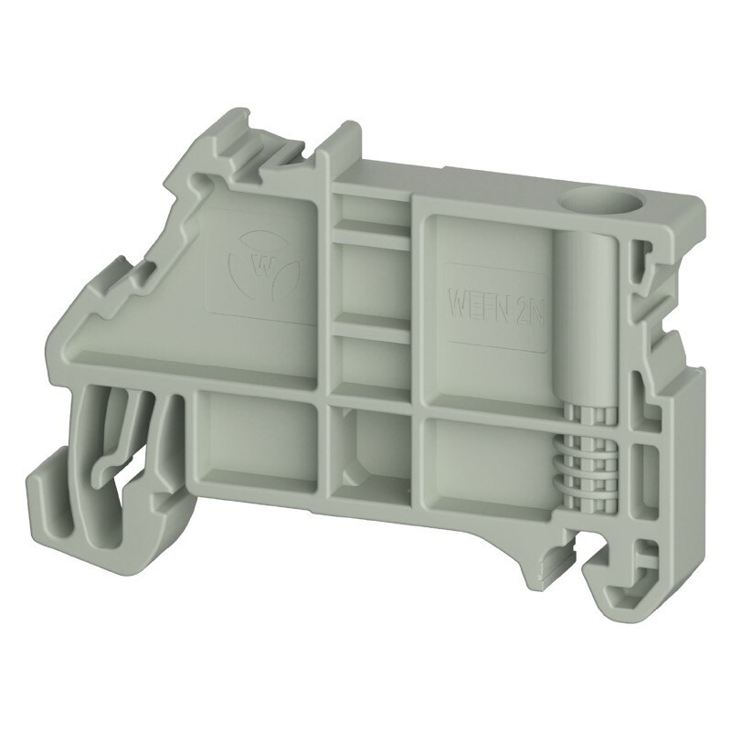 0D.200.0755.0 Wieland selos WEFN 2N End Bracket 7mm Wide Grey