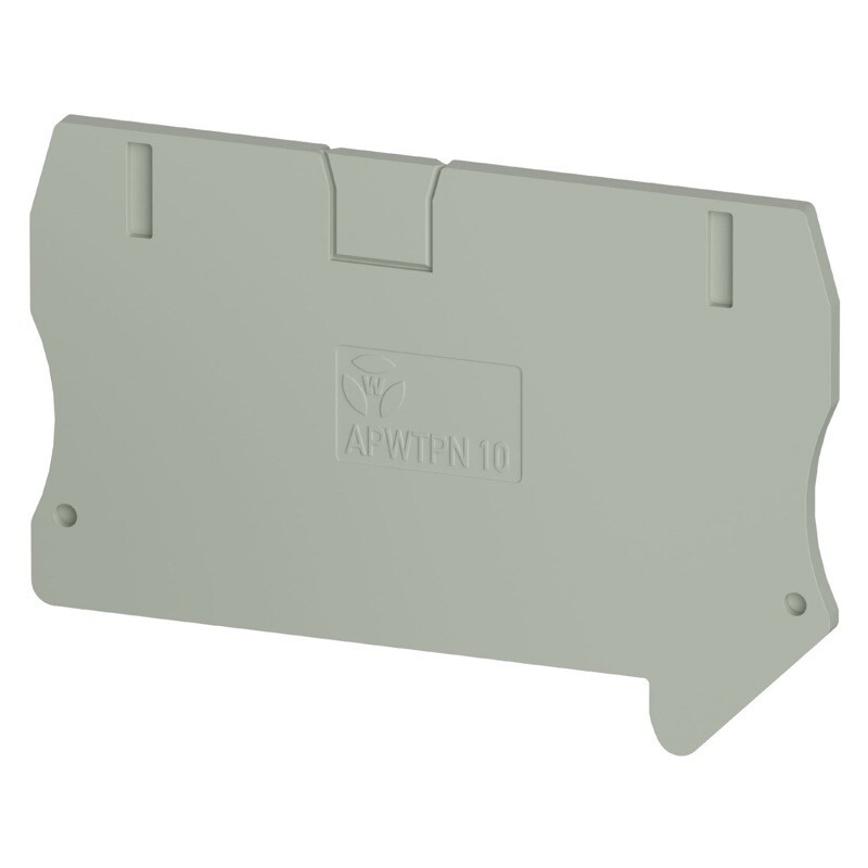 0D.210.2055.0 Wieland selos APWTPN 10 End Plate Grey