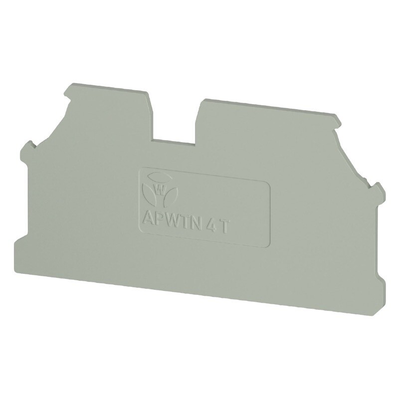 0D.S04.1955.0 Wieland APWTN 4 S TK... End Plate Grey