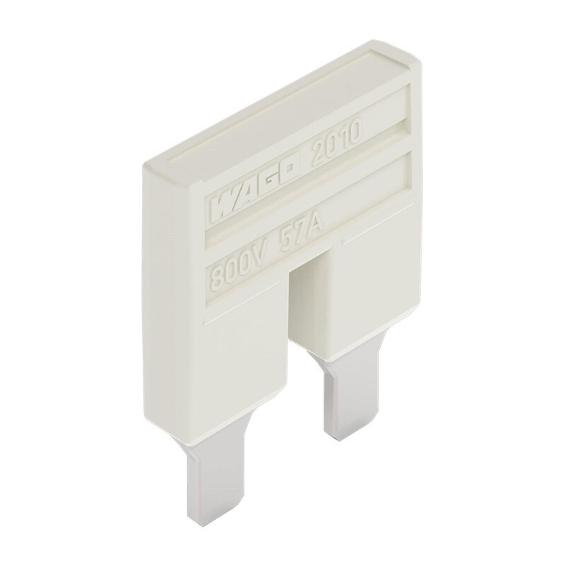 2010-402 WAGO TOPJOB S Jumper 2-way Insulated Light Grey