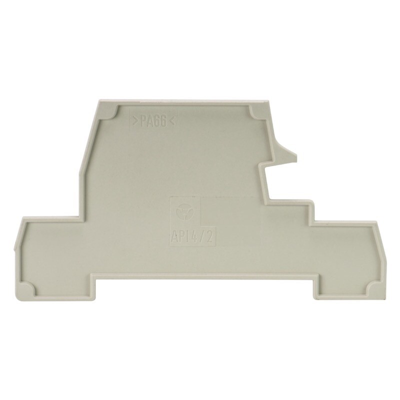 07.311.6555.0 Wieland API 4/2/V0 End Plate Grey