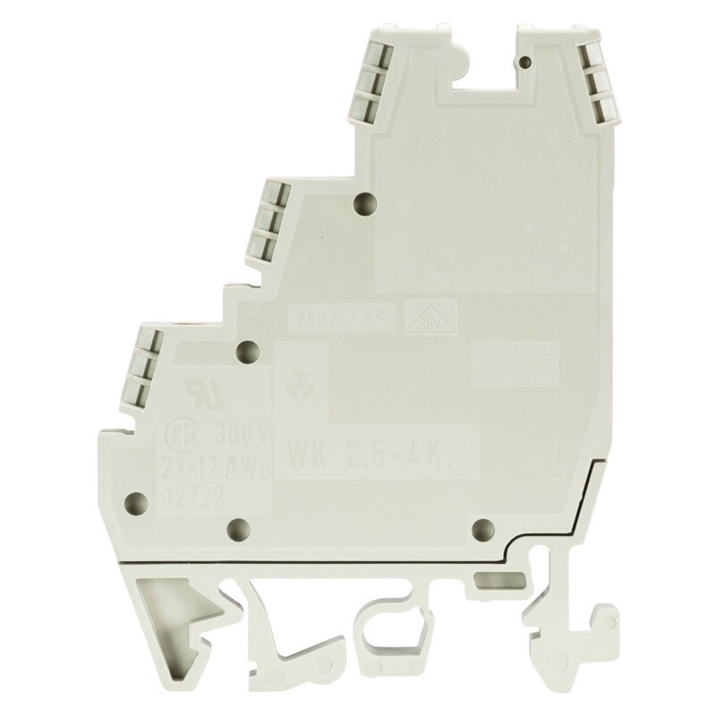 57.503.7855.0 Wieland selos WK 2,5-4 KI/U /V0 Initiator Terminal with Screw Connection for Mounting on TS35/TS32
