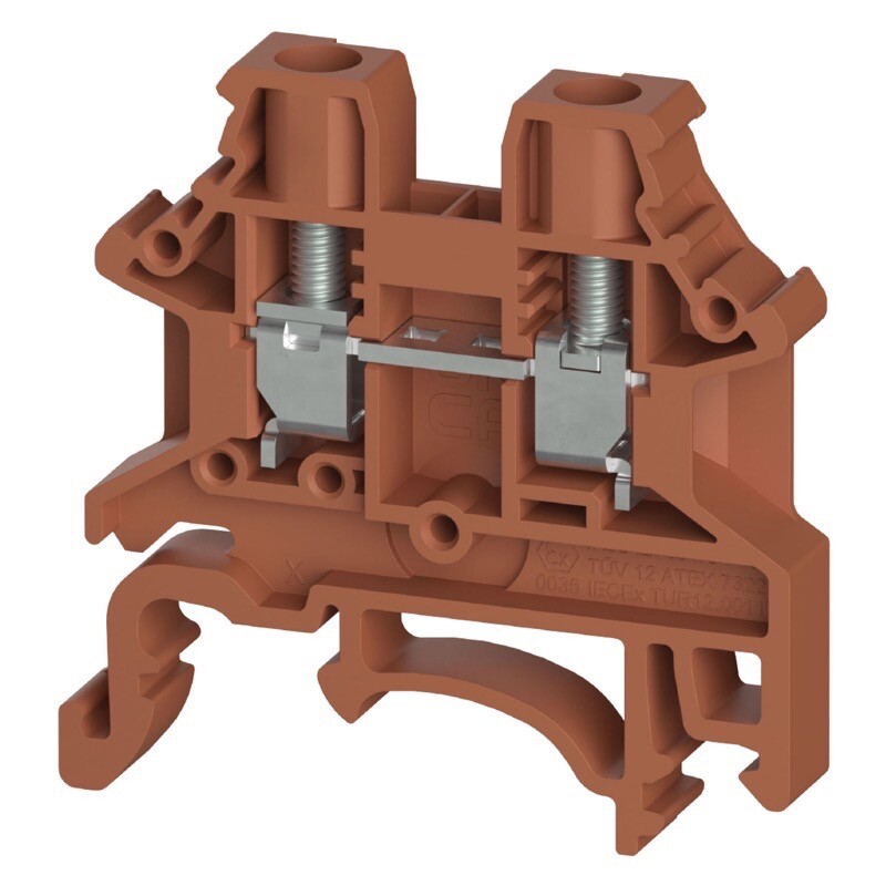 5D.S04.0055.4 Wieland selos WTN 4 BR Feed-through Terminal Brown