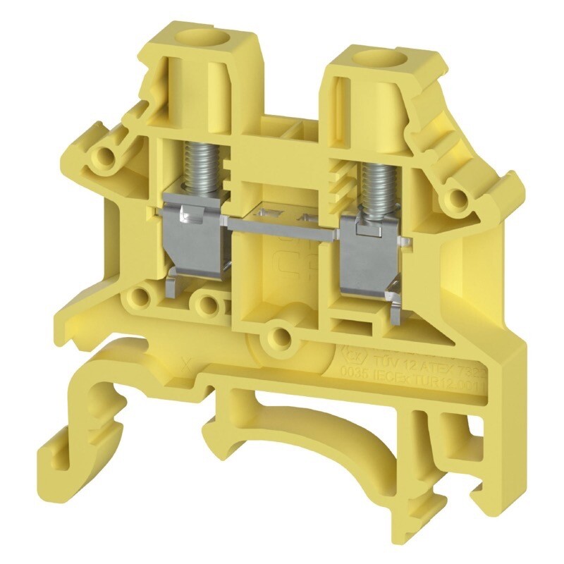 5D.S04.0055.8 Wieland selos WTN 4 GE Feed-through Terminal Yellow
