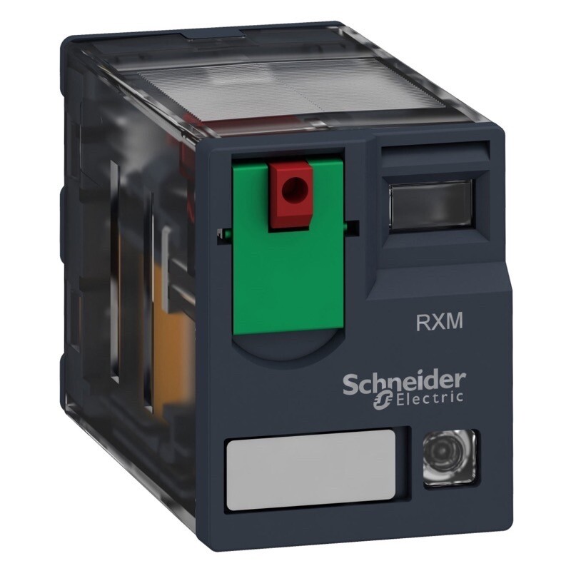 RXM2AB2B7 Schneider Harmony RXM Miniature Plug-in Relay 12A 2 C/O 24VAC with Status LED