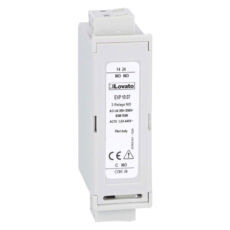 EXP1007 LOVATO Expansion Module EXP Series for Flush Mount Products 3 Relay Outputs to Increase Number of Steps