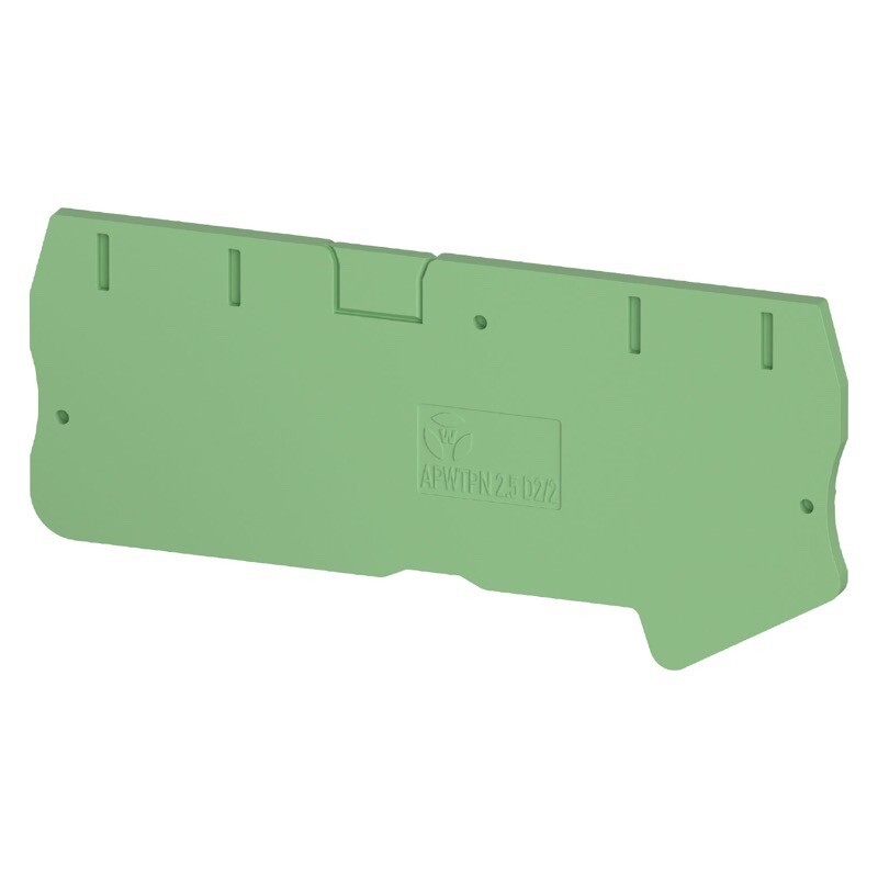 0D.203.2255.7 Wieland selos APWTPN 2.5 D2/2 GN End Plate Green