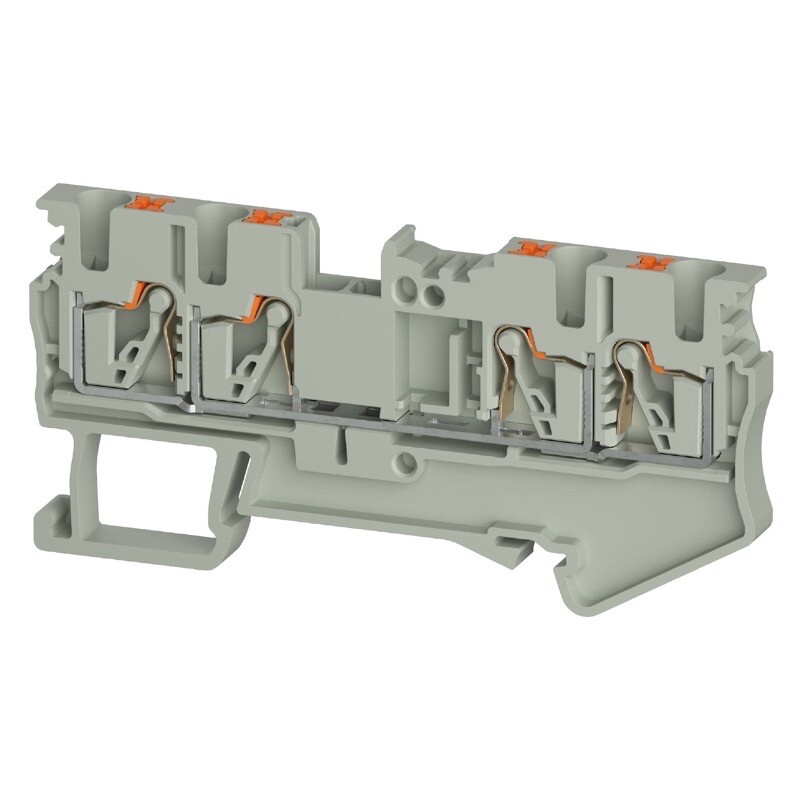 5D.203.5155.0 Wieland selos WTPN 2.5 D2/2 Feed-through Terminal Grey
