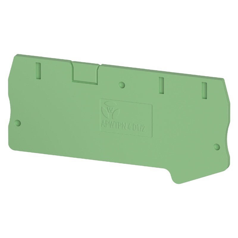 0D.204.2155.7 Wieland selos APWTPN 4 D1/2 GN End Plate Green