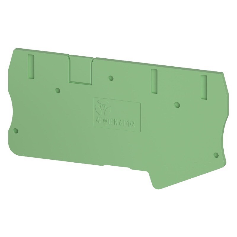 0D.206.2155.7 Wieland selos APWTPN 6 D1/2 GN End Plate Green