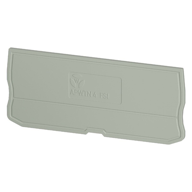 0D.204.1755.0 Wieland selos APWTPN 4 FSI End Plate Grey
