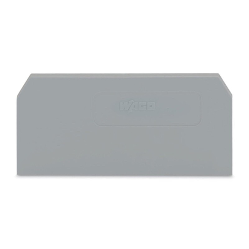 281-328 WAGO Intermediate and End Plate 2.5mm Thick Grey