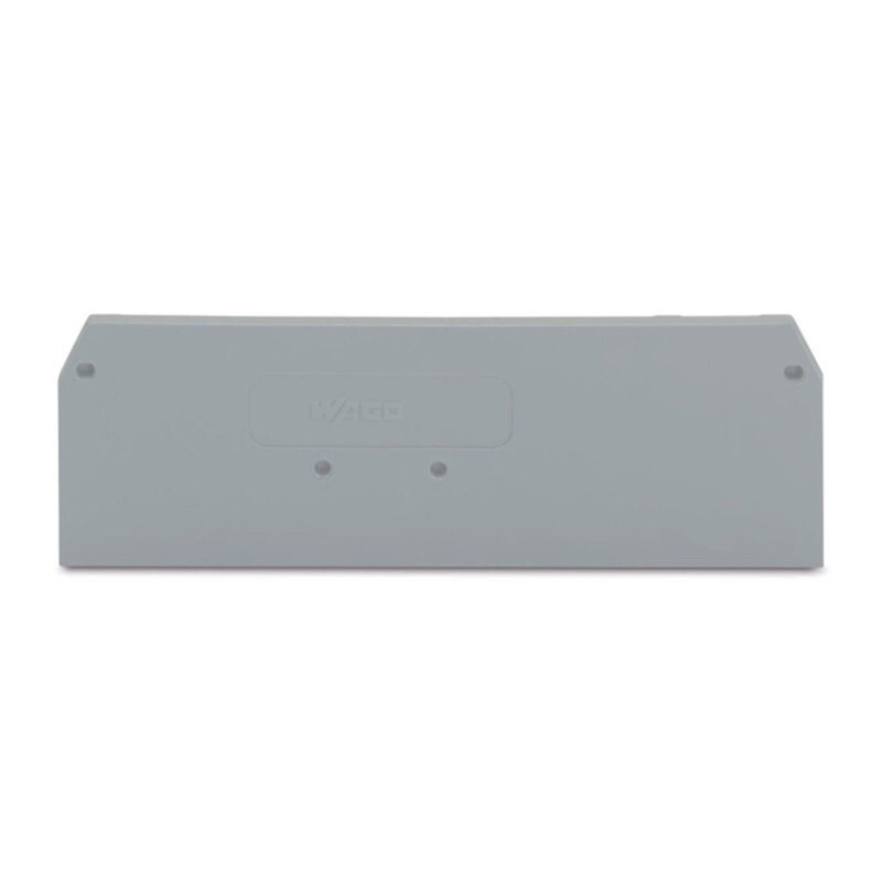 281-334 WAGO Intermediate and End Plate 2.5mm Thick Grey
