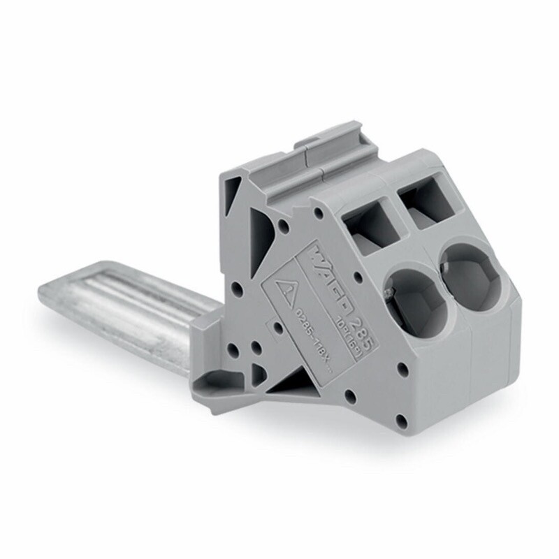 285-1175 WAGO Power Tap for 185mm2 High-Current Terminal Blocks Grey