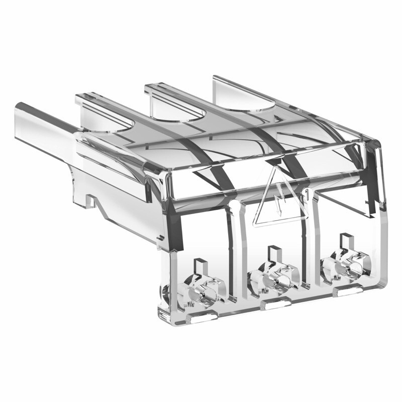 1SCA163876R1001 ABB TSG1-3 OT Plus 3 Pole Terminal Shroud for G1 Frame Size Base, DIN-rail &amp; Door Mounted Switches