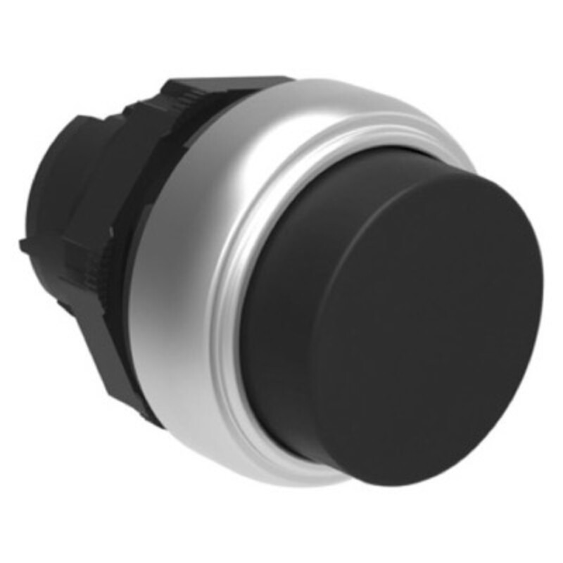 LPCB202 Lovato Electric Platinum Black Extended Pushbutton Actuator 22.5mm Spring Return