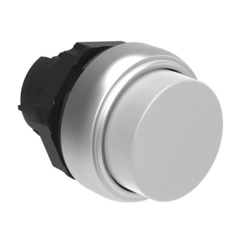 LPCB208 Lovato Electric Platinum White Extended Pushbutton Actuator 22.5mm Spring Return