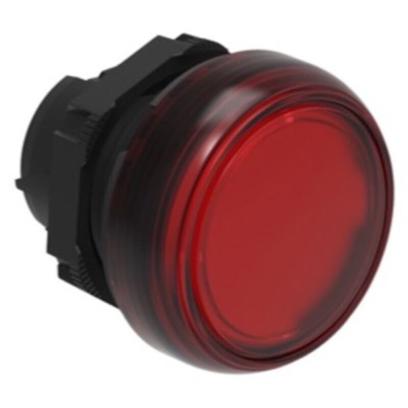 LPL4 Lovato Electric Platinum Red Pilot Lamp Head for use with Integral LED 22.5mm