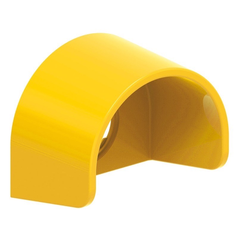 LPXAU159 Lovato Electric Platinum Yellow Shroud for Emergency Stop Buttons