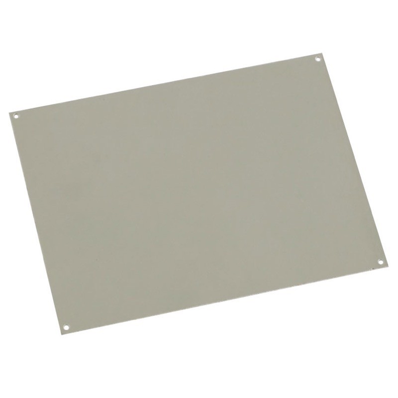 PP-220 Uriarte Safybox CA Mounting Plate for 180 x 180 Enclosures Polyester Grey RAL7035 Dimensions 142 x 142 x 4mmD