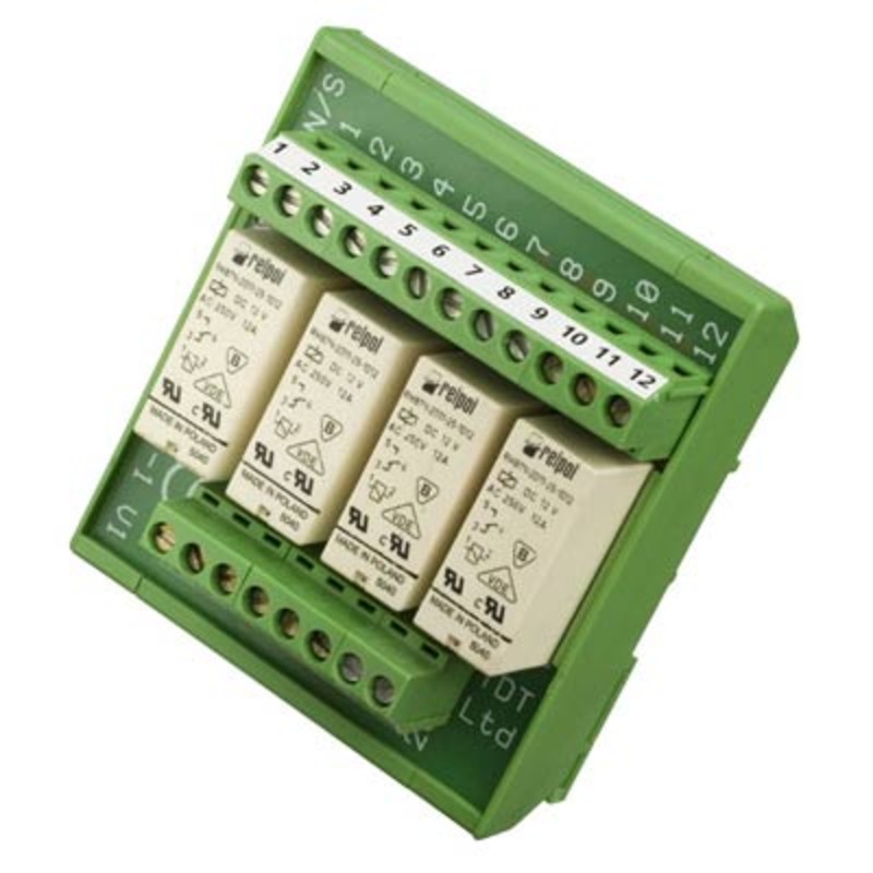 RIU4-1/24VAC 4 Channel Relay Interface Module 24VAC 