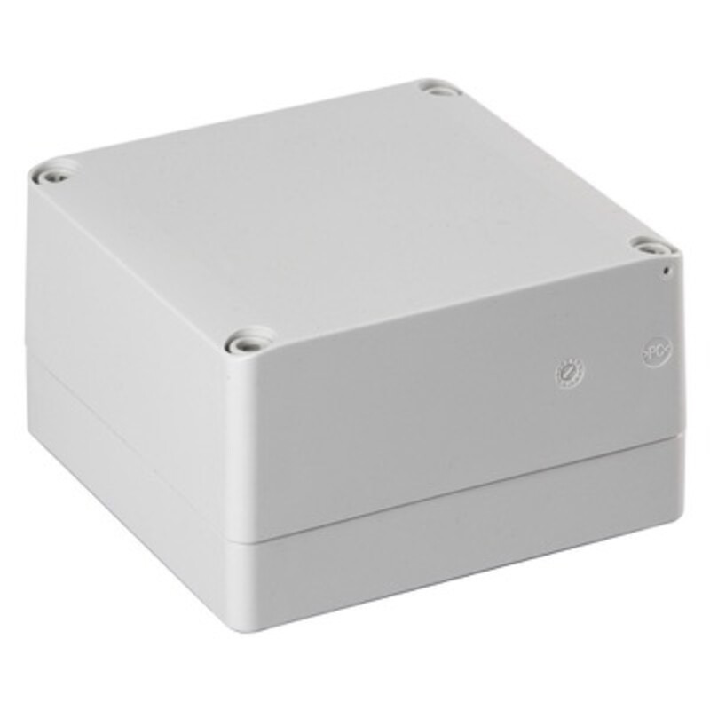 SPCP131308LG Ensto Cubo S Polycarbonate 125 x 125 x 75mmD Enclosure IP66/67