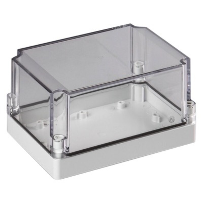 SABP131810LT Ensto Cubo S ABS 125 x 175 x 100mmD Enclosure Clear Lid IP66/67
