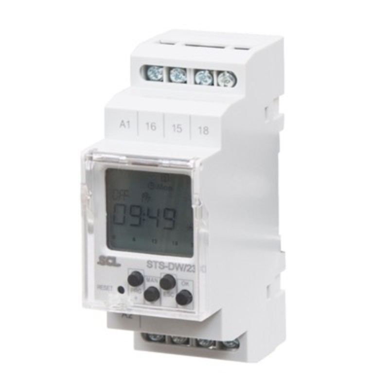 STS-2DW Digital Time Switch Two Channel 12V-240VAC/DC